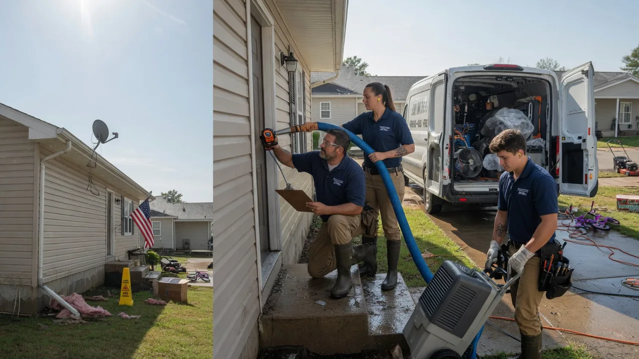 Ceiling Water Damage Restoration in Harrison, SD near me